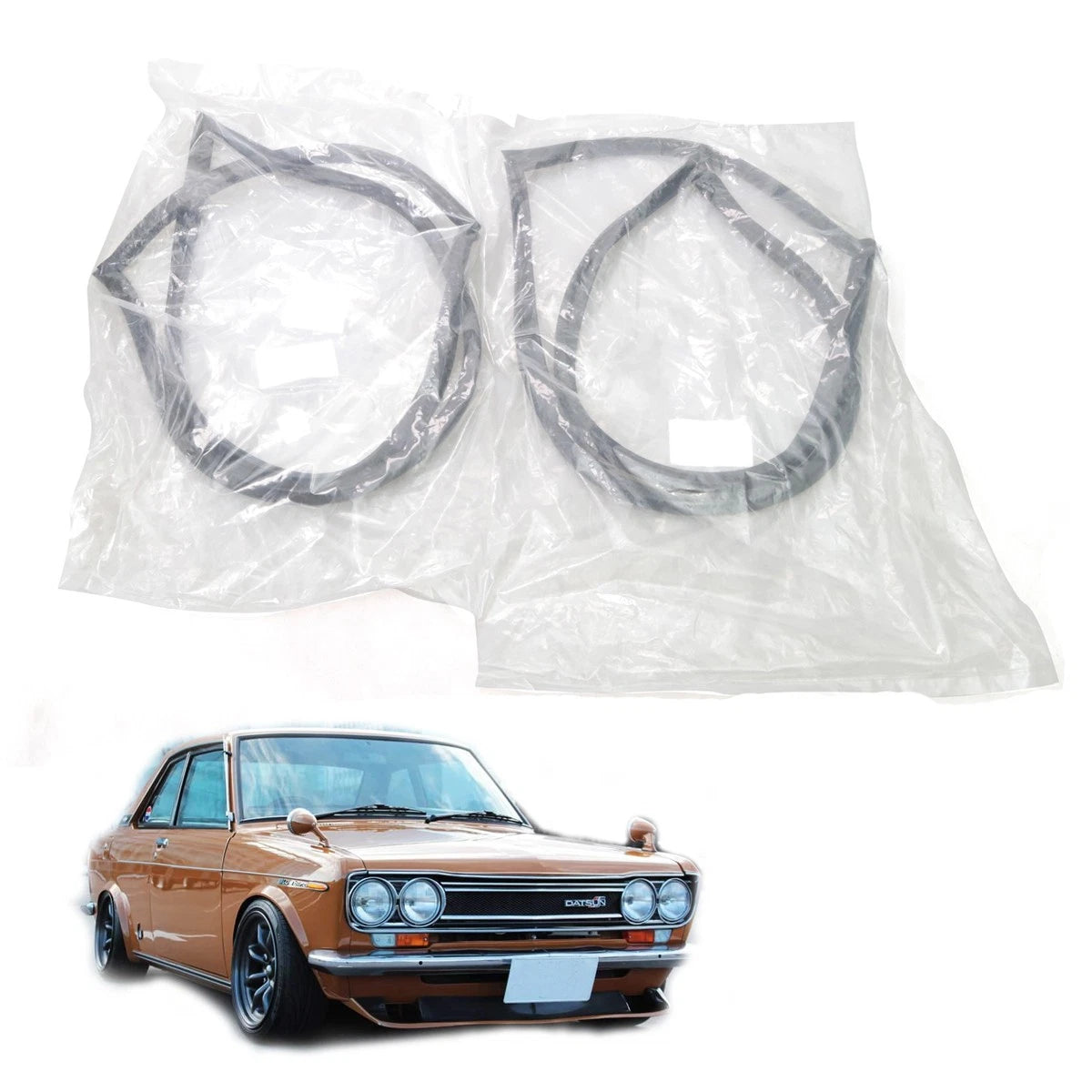 Rear Side Window Weatherstrip for Nissan Bluebird Datsun 510 (1967–1973)