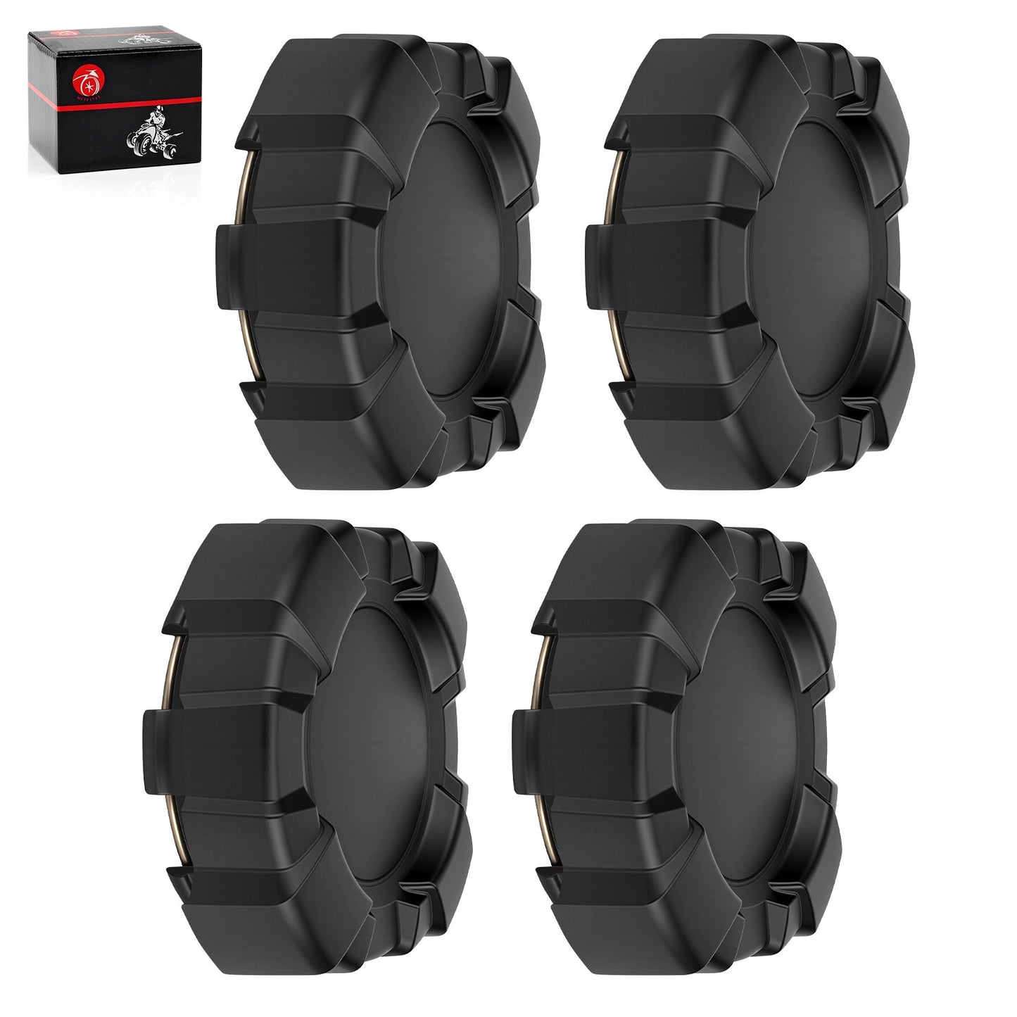 Set of 4 Wheel Center Caps for Polaris General 1000 (2016–2025)