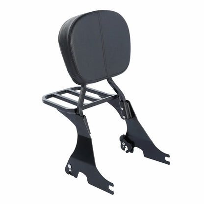 Sissy Bar Backrest Luggage Rack for Harley Sportster (2004-2022)