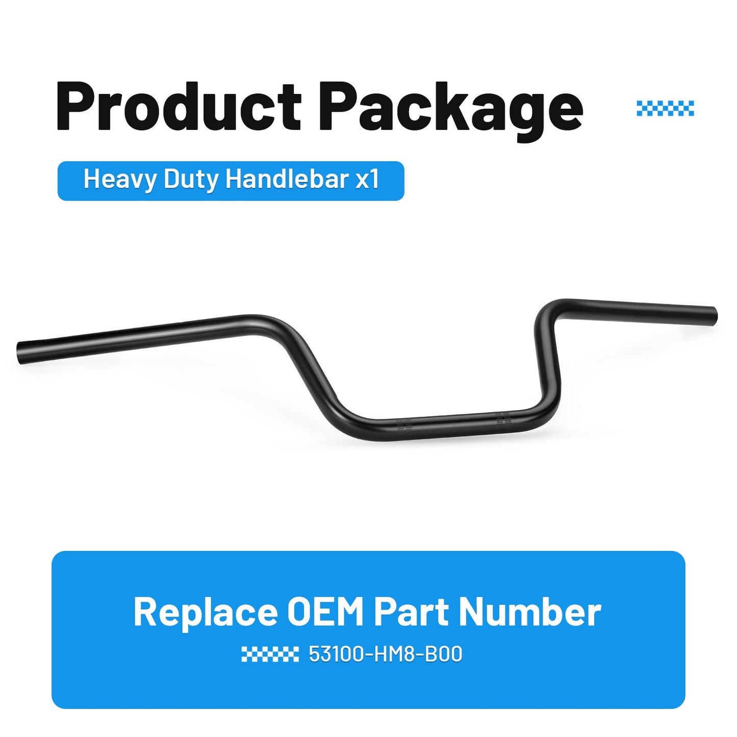 Heavy Duty Handlebar for Honda Recon 250 TRX250TE/TM (2005–2007)