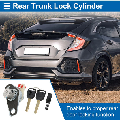 Trunk Lock Cylinder Set with 2 Keys for Honda Civic