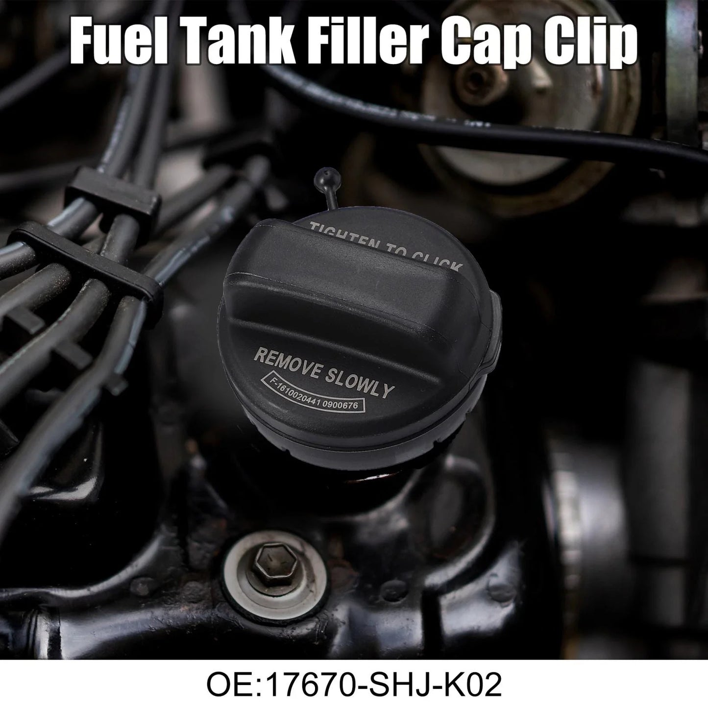 Gas Engine Oil Filler Cap Plug Cover for Honda Accord (2003-2007)