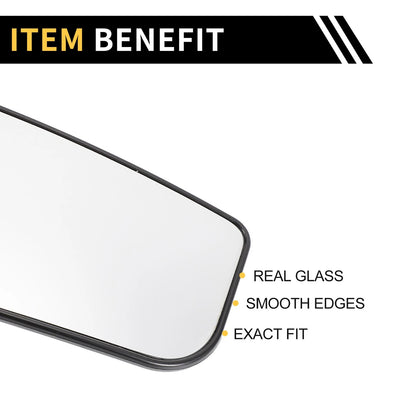 Heated Right Mirror Glass for Ford F-250 F-350 (No.FL3Z17K707K)
