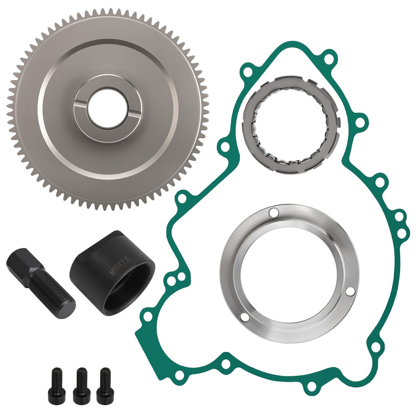 One Way Bearing Idler Gear Gasket with Puller for Polaris Ranger XP 900 (2014–2019)