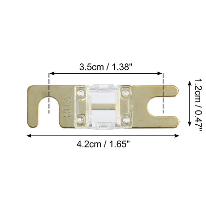 10pcs 80A AFS Mini ANL Fuse for Car Truck Motorcycle Boat Audio