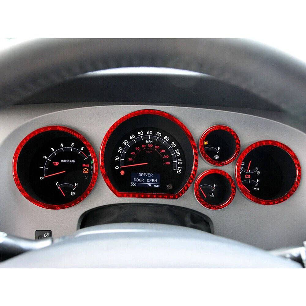 Carbon Fiber Speedometer Accent Cover Trim for Toyota Tundra (2007-2013)