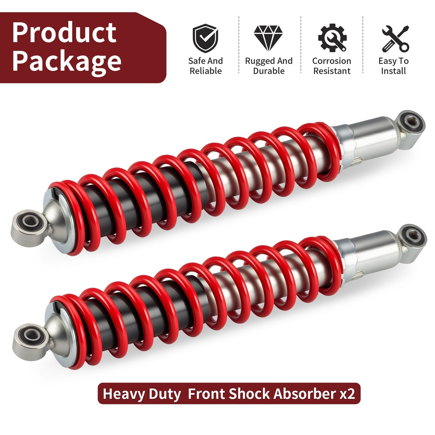 2X Front Shock Absorber for Honda Sportrax 400 (2000–2009)