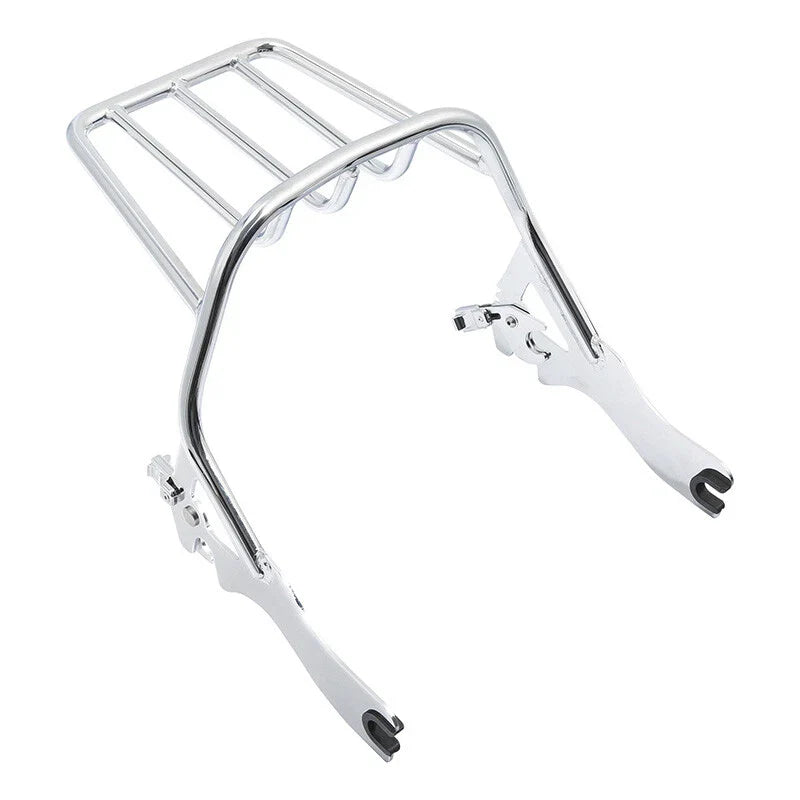 Chrome Luggage Mount Rack for Harley Softail FXFB FXFBS (2018-2024)
