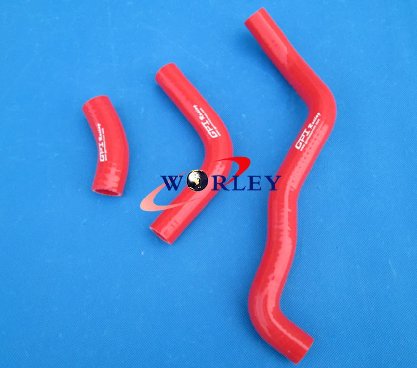 Red Silicone Radiator Hose for Suzuki DRZ400 (2002–2011)