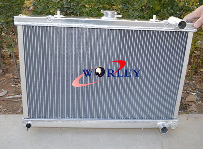 52mm Alloy Radiator & 12" Fan for Nissan Skyline R32 (1989–1994)