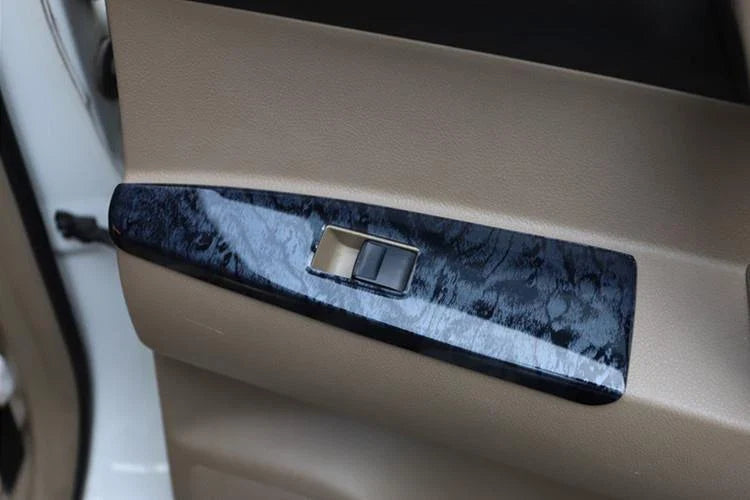 15Pcs Black Console Shift Panel Cover for Toyota Highlander (2008–2013)