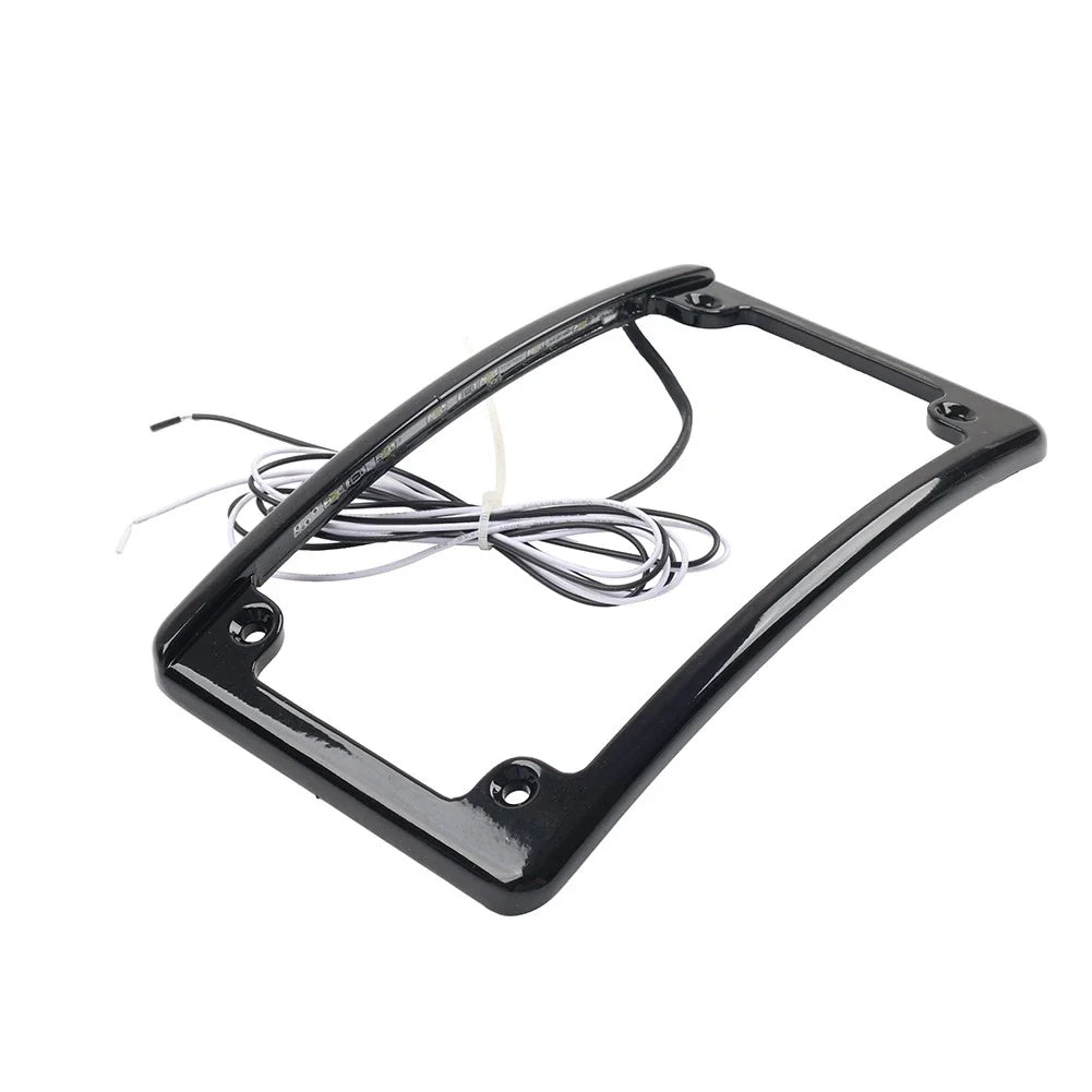 Rear License Frame Bracket w/Light for Harley Touring Glide