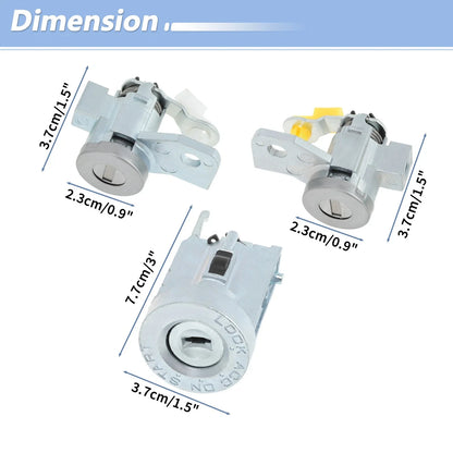 Ignition Switch Door Lock Cylinder for GMC Canyon & Chevy (2004-2012)