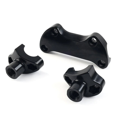 7" Handlebar Risers Top Clamp for Harley Dyna Softail Street Bob Sportster (2006-2023)