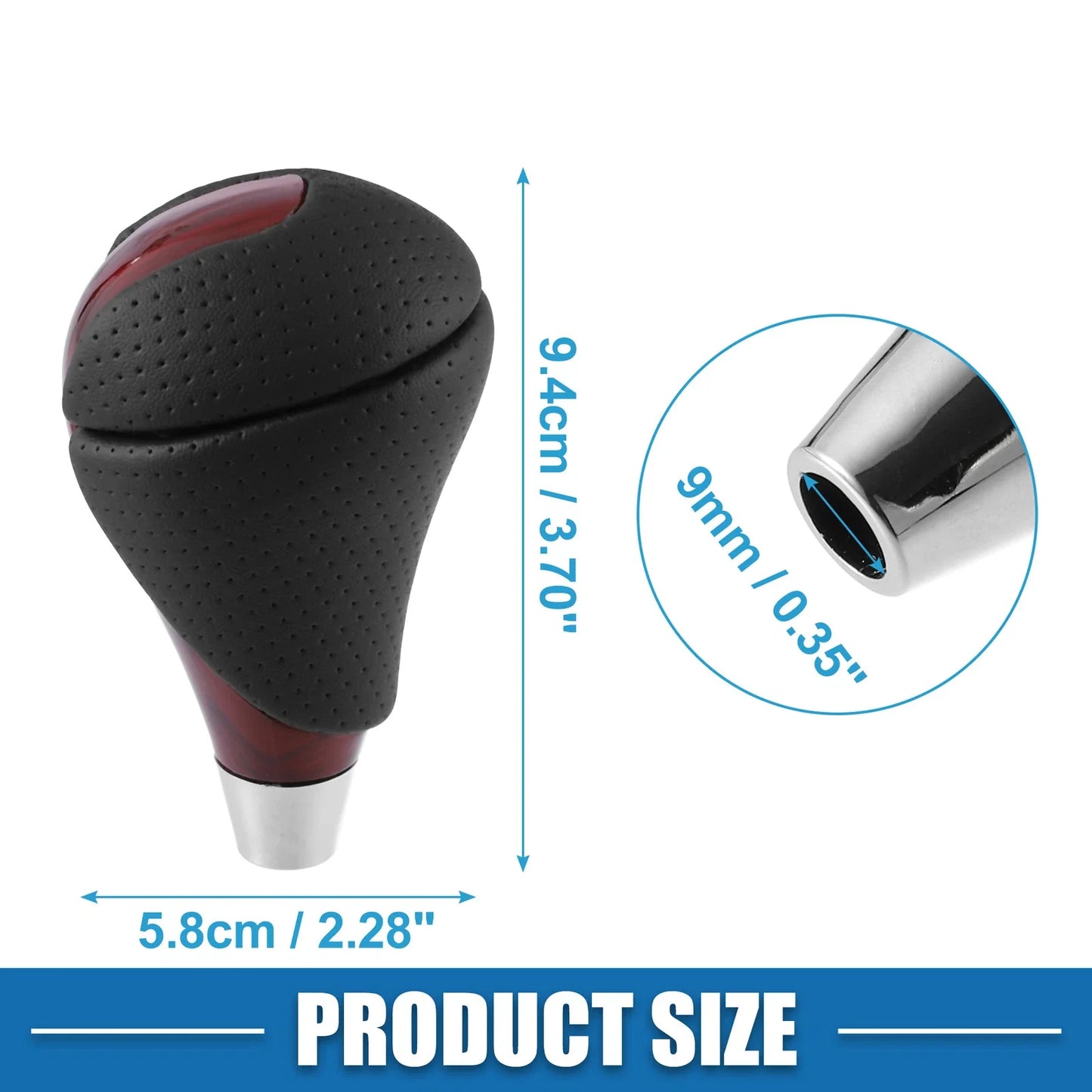Gear Shift Knob for Lexus ES300h ES350 GS300 GS350 Black Red (2013-2020)