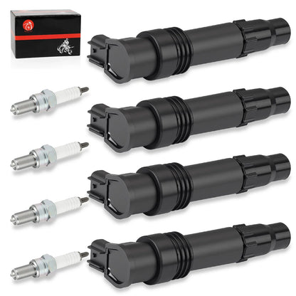4 x Coils Iridium Spark Plugs for Suzuki Hayabusa GSX1300R (1999–2021)