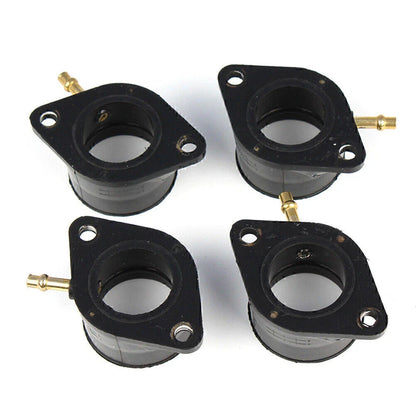 4 Pcs Carburetor Intake Manifold Boots for Kawasaki KZ1000 KZ1100 (1977-1983)