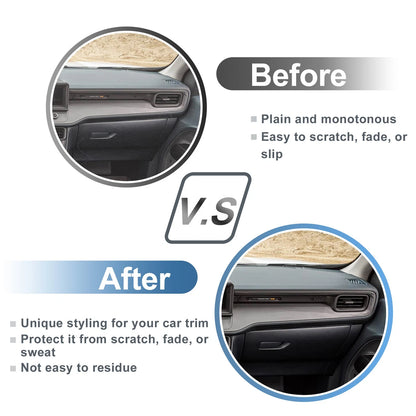 Air Condition Outlet Vent Trim Cover Frame for Ford Maverick (2022–2025) Matte Black