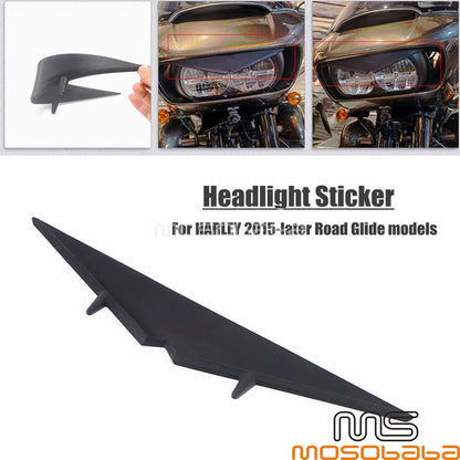 Headlight Eyebrow Eyelid for Harley Road Glide FLTRXSE FLTRX FLTRK FLTRXS (15-22)