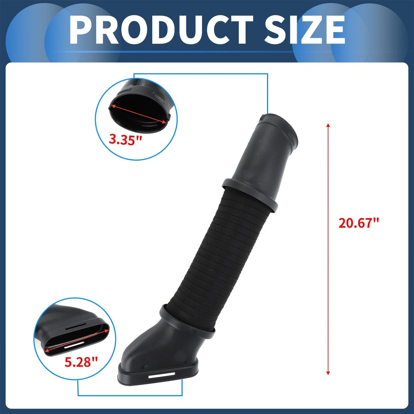 Air Intake Hose for Mercedes-Benz SL Class (2013-2020) Black 1 x Piece