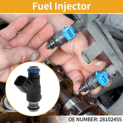Fuel Injector No. 28102455 for GMC Sierra 2500HD (2010–2018) 1 Pc Black