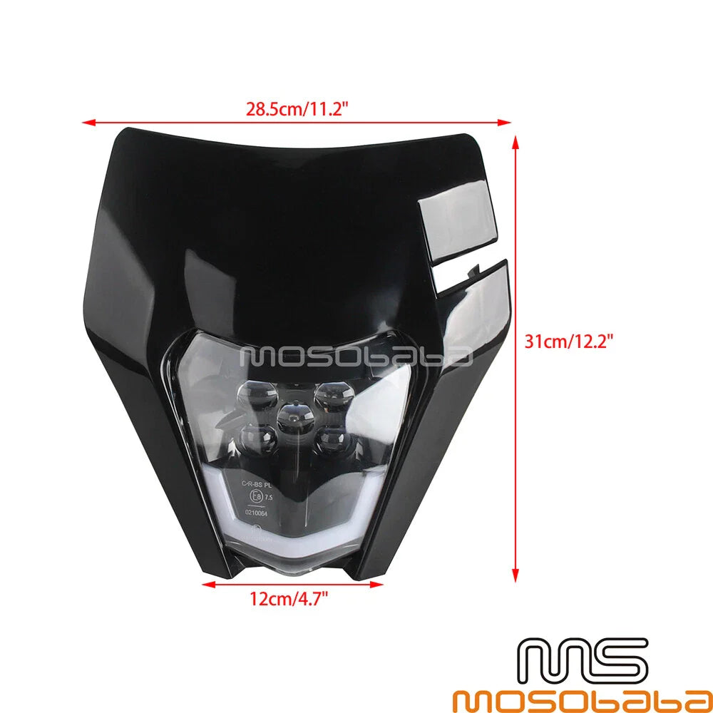 LED Headlight for KTM 690 SMC R, 300 EXC, 350, 450, 500 EXC-F, TC 250 (2008-2023)