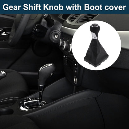 6 Speed Gear Shifter Knob w/ Cover No. 4F0863278 for Audi A6 (2005–2011)