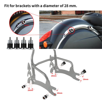 Quick Release Mount Spools for Indian Chief Dark Horse Classic (2014-2018)