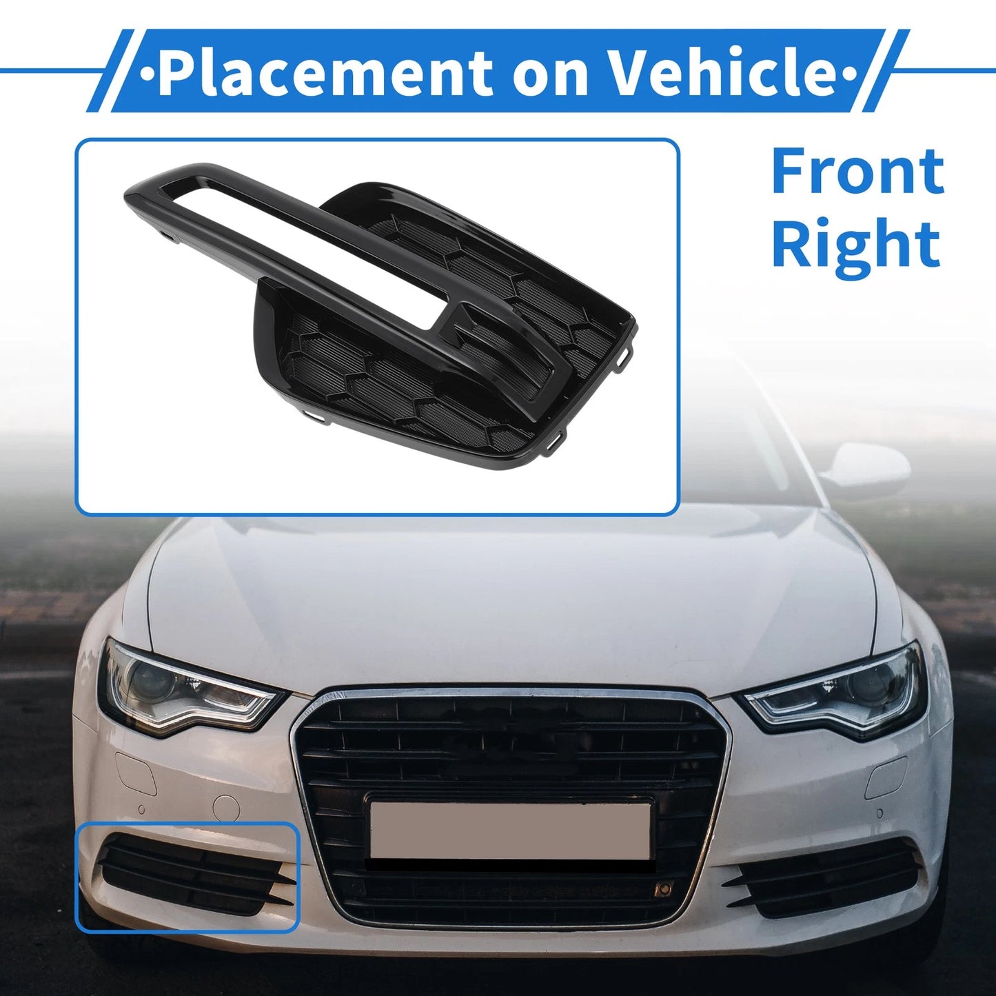 Front Right Fog Light Grill No. 71171TKNH01 for Honda Odyssey (2019–2021)