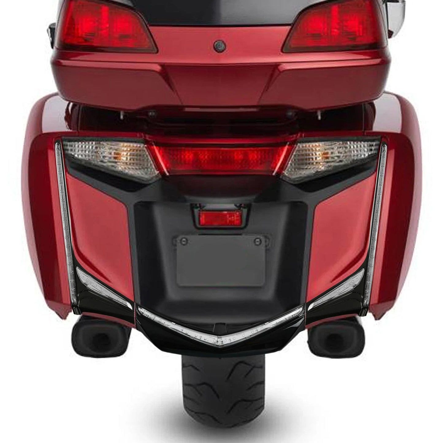 Rear Fender Tip Accent Vertical LED Lights for Honda Goldwing (2012-2017)