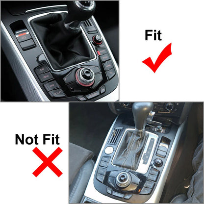 Carbon Fiber Gear Shift Panel Cover Trim for Audi A4 S4 A5 S5 Q5 SQ5 (2008-2023)
