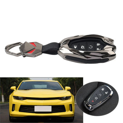 Silicone Black Key Fob Shell Cover for Chevrolet Camaro, Malibu, Cruze (2010-2023)