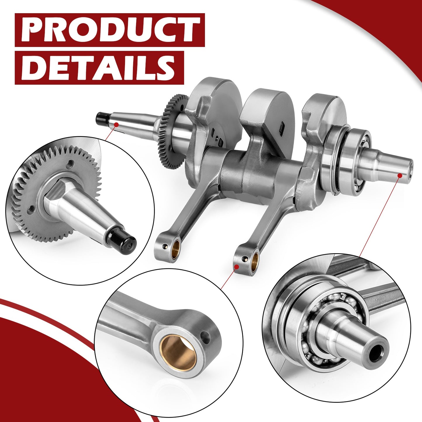 Crankshaft Rebuild Kit for Polaris RZR 800 (2008–2014)