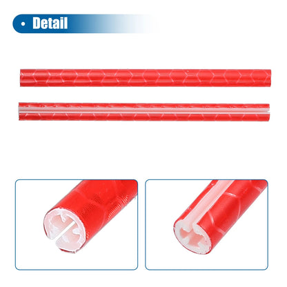 36 Pcs Reflective Bicycle Reflectors for Bike (ABS Red)