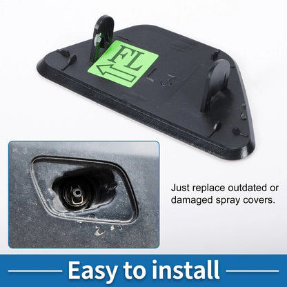 Front Left Bumper Washer Nozzle Cap Gray for BMW M5 (2013-2016)