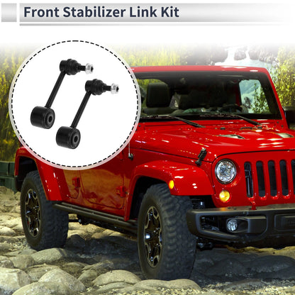 Set of 2 Front Stabilizer Bar Links for Jeep Wrangler (2007–2017) No. 52059975AB/K750453