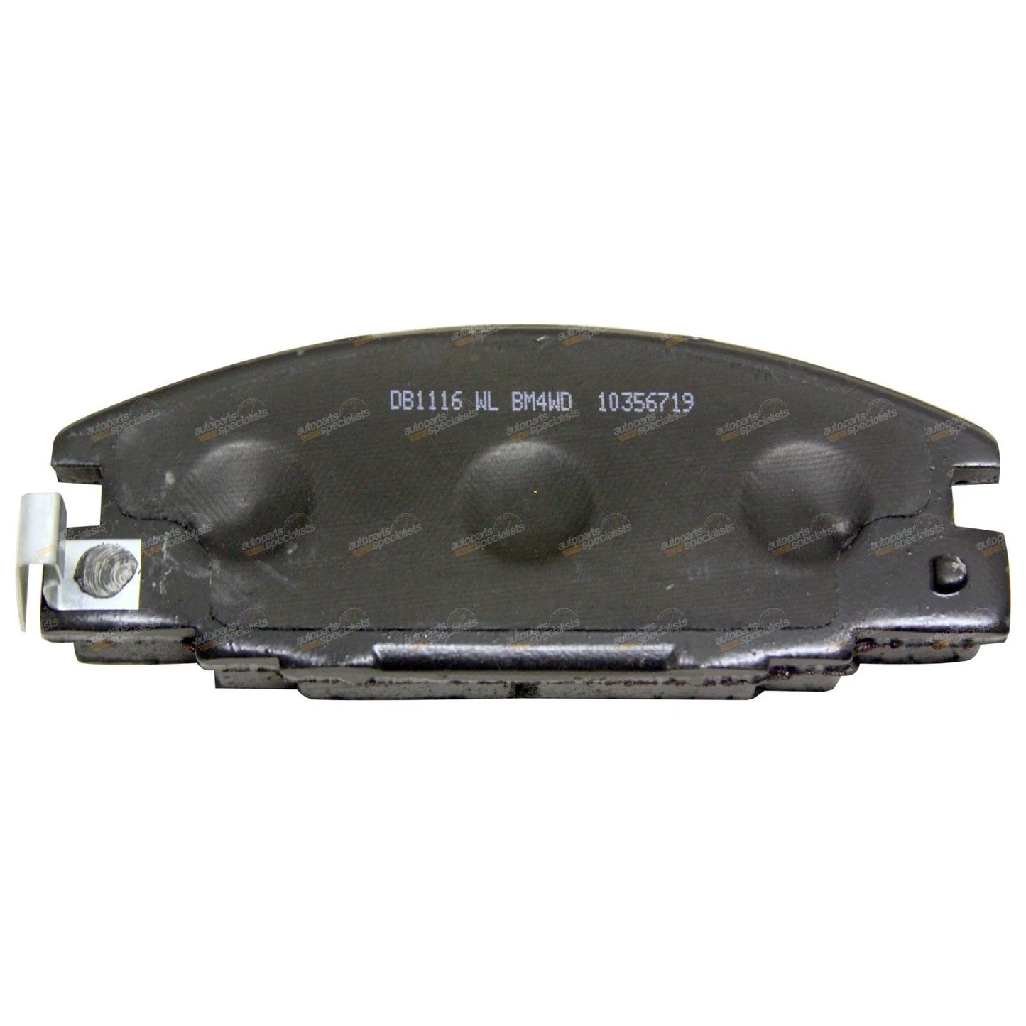 Set of 4 Front Brake Pads for Holden Rodeo (1988–2003)