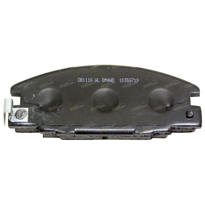 Set of 4 Front Brake Pads for Holden Rodeo (1988–2003)