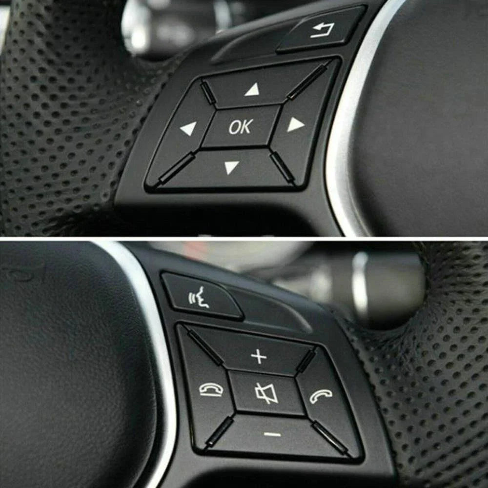 2 x Steering Control Button for Benz W204 X204 W212 (2007-2016)