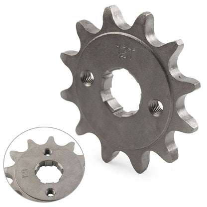 12T Front Sprocket Cog for 125cc-250cc Dirt Pit Bike ATV Go Kart