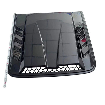 Hood Vent Scoop Cover for Universal Car Exterior Air Intake Grille Trim Black