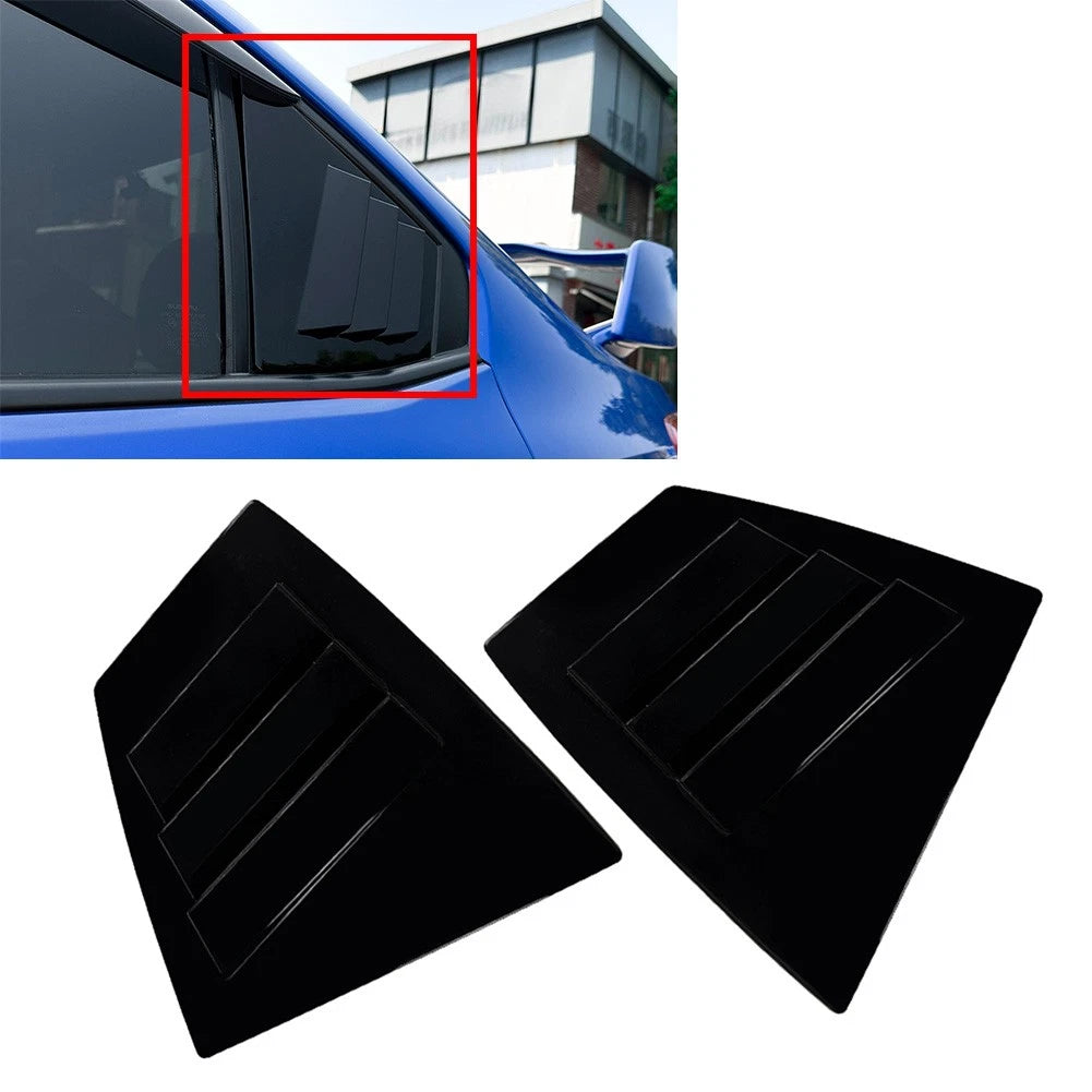 Rear Window Shutter Louvers Cover Trim for Subaru WRX STI (2014–2021)