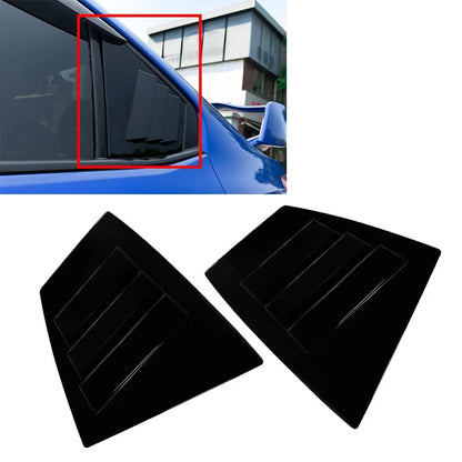 Rear Window Shutter Louvers Cover Trim for Subaru WRX STI (2014–2021)