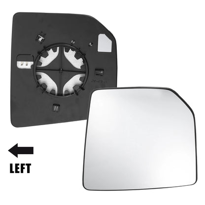 Left Heated Mirror Glass W/ Plate for Ford F150 (2015–2020) FL3Z-17K07-AH