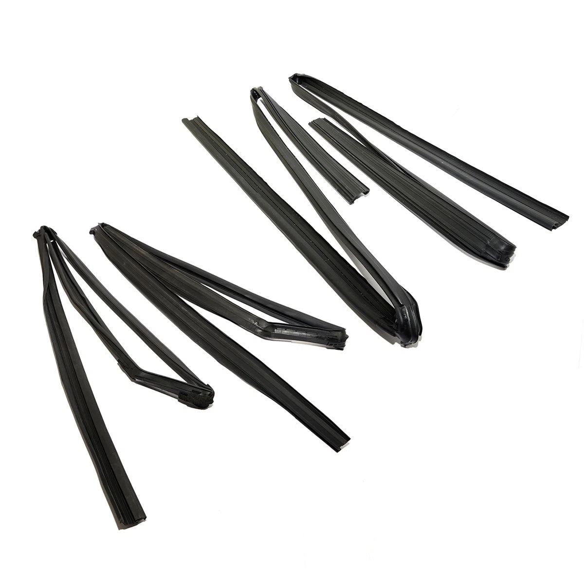 Set of 4 Door Glass Run Channels for Honda Civic FC1 FC2 FC5 FC7 FC8 FC9 (2017–2020)