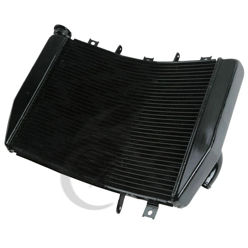 Black Radiator Engine Cooler for Kawasaki Ninja ZX6R ZX636 ZX6RR (2005-2006)