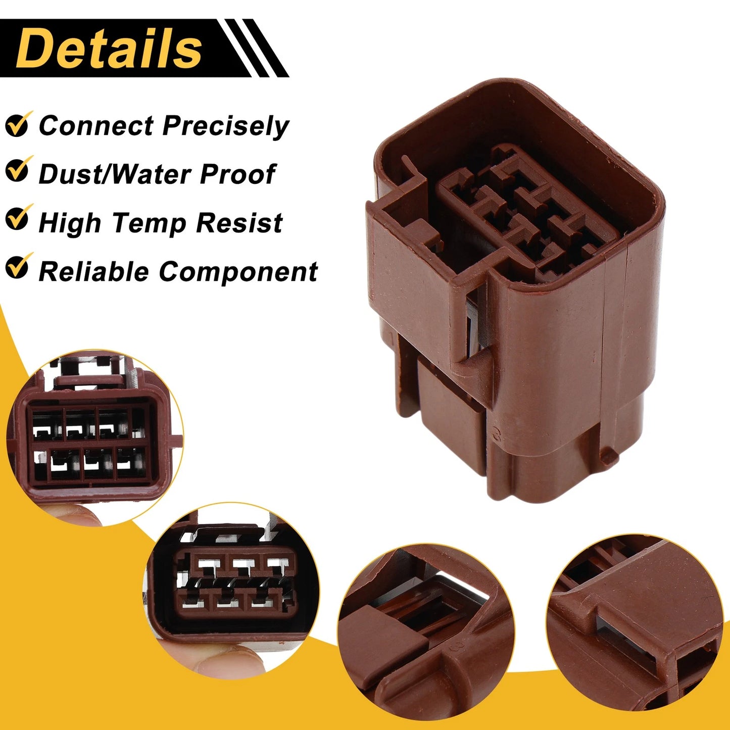 Power Window Motor Connector Plug for Chrysler (5013984AA)