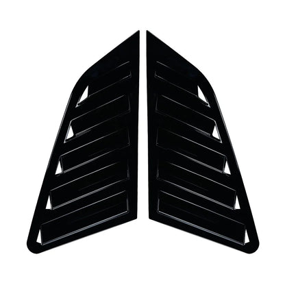 Gloss Black Quarter Rear Side Window Louver for Audi A3 S3 Sportback (2021–2024)