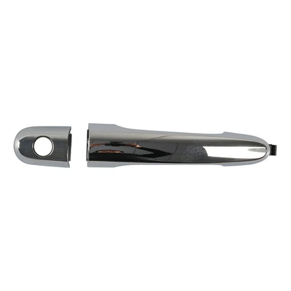 Door Handle Front Left Driver for Kia Sorento Outside Silver With Trim