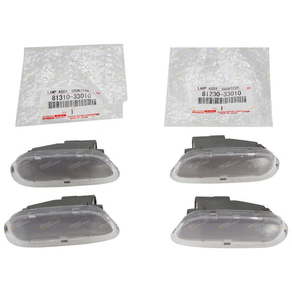 Set of 4 Door Lamp Kit for Toyota Landcruiser 100 105 Series (1998–2007)